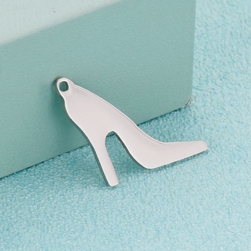 Lady High Heel Stainless Steel Jewelry Accessories display picture 5