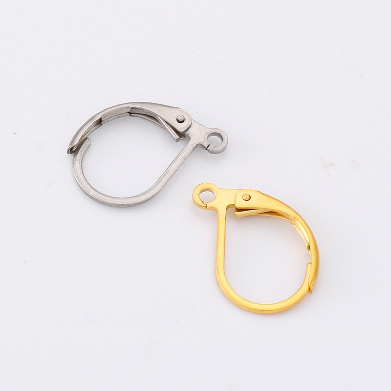 1 Pair Stainless Steel 18K Gold Plated Solid Color display picture 4