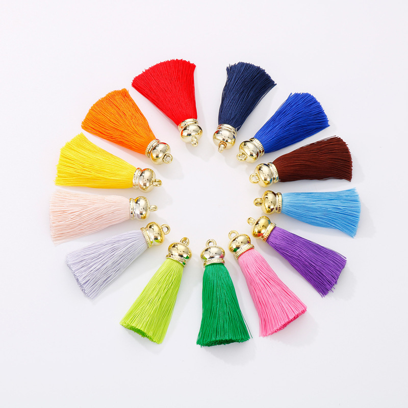 Lady Solid Color Cord Tassel Jewelry Accessories display picture 5
