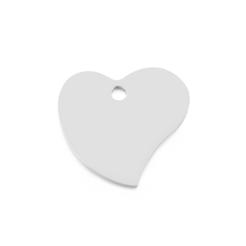 Simple Style Heart Shape Stainless Steel Plating Jewelry Accessories display picture 6