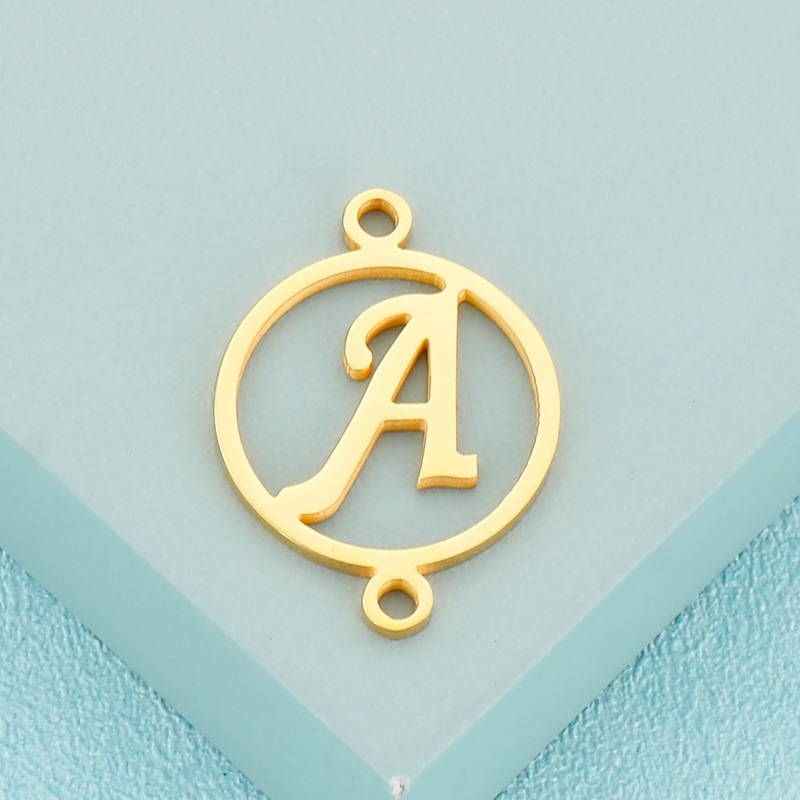 Fashion Letter Stainless Steel Plating Jewelry Accessories display picture 3