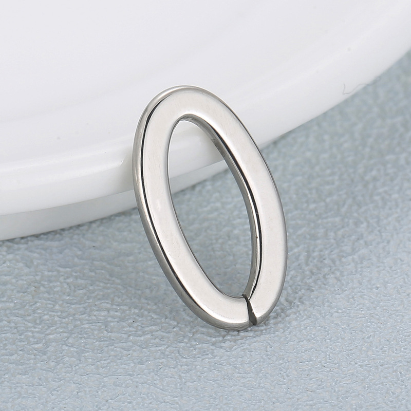 1 Piece Stainless Steel Oval Basic display picture 2