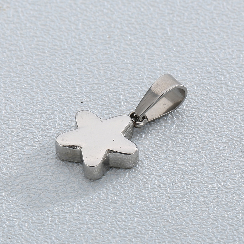 Simple Style Star Stainless Steel Jewelry Accessories display picture 2