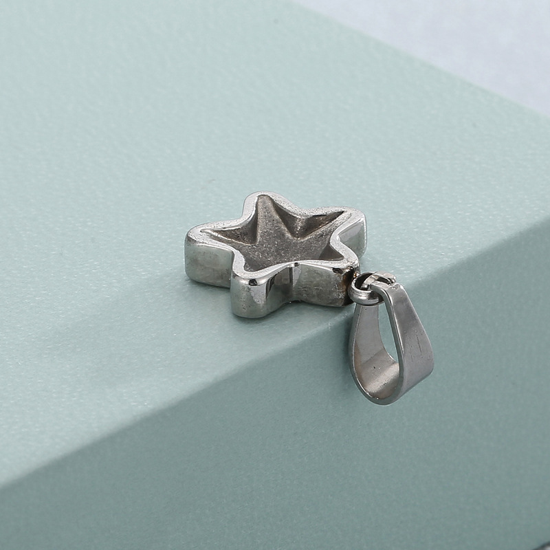 Simple Style Star Stainless Steel Jewelry Accessories display picture 5