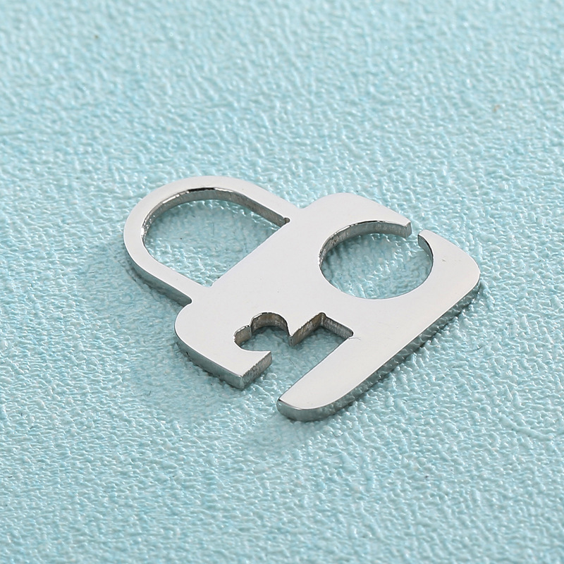 Simple Style Lock Stainless Steel Jewelry Accessories display picture 4