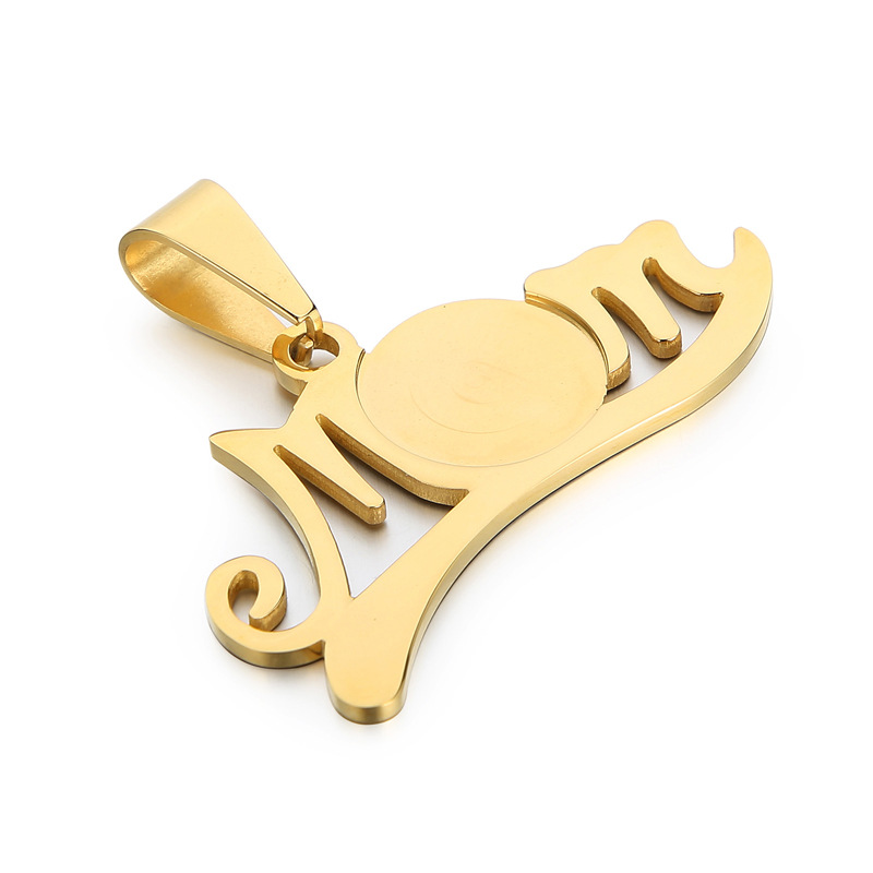 Simple Style Letter Stainless Steel Plating Mother's Day Jewelry Accessories display picture 6