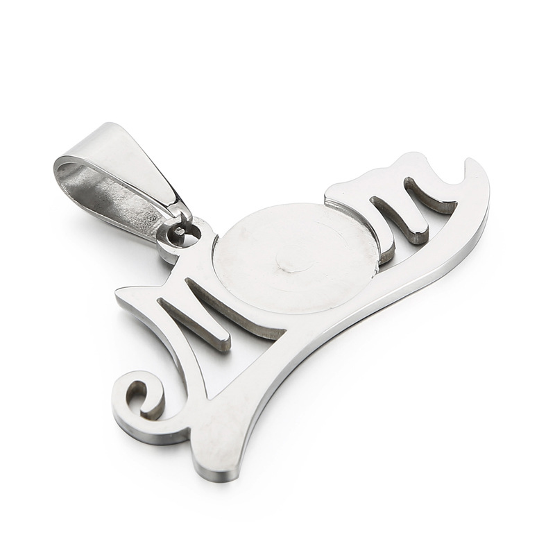 Simple Style Letter Stainless Steel Plating Mother's Day Jewelry Accessories display picture 7