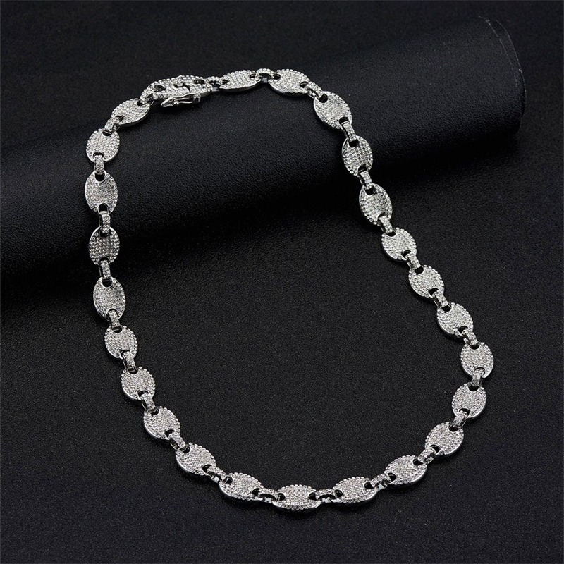 Hip-hop Geometric Alloy Rhinestone Plating Inlay Rhinestones Gold Plated Silver Plated Unisex Bracelets Necklace display picture 8