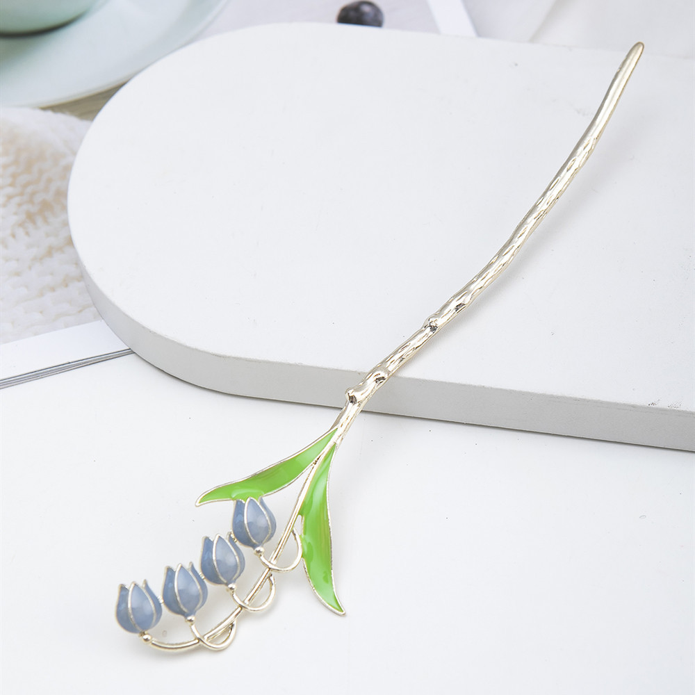 Women's Simple Style Flower Metal Plating Hairpin display picture 3