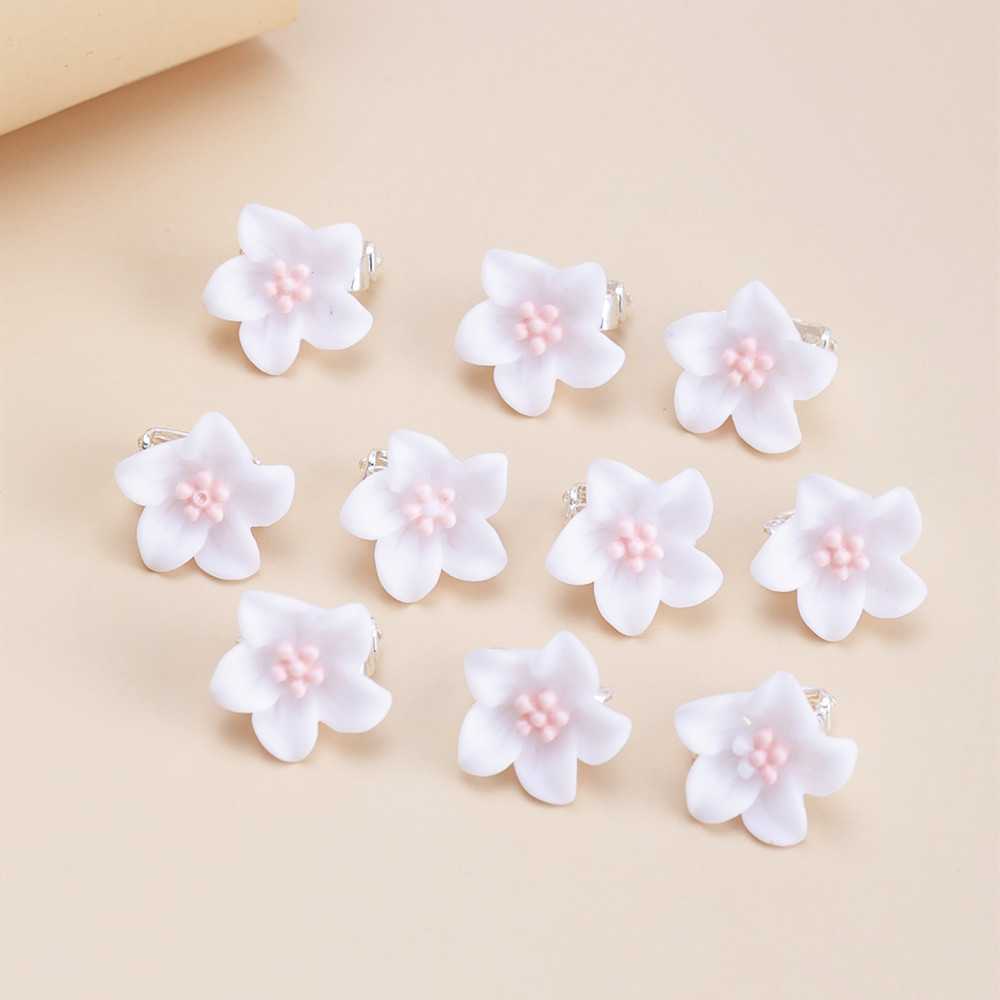 Women's Simple Style Flower Metal Plating Hair Clip display picture 5