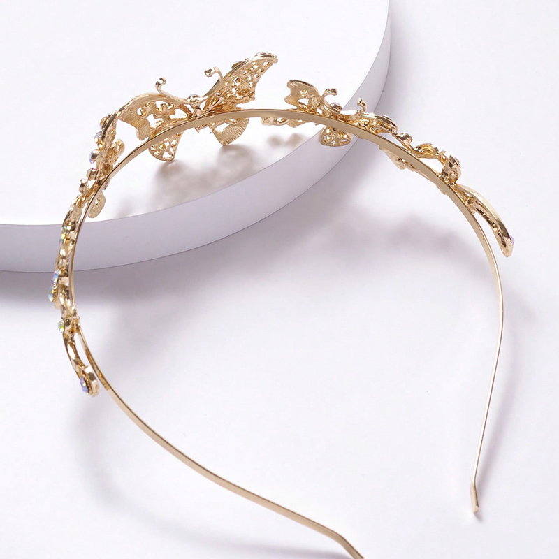 Women's Lady Butterfly Alloy Hair Band display picture 4