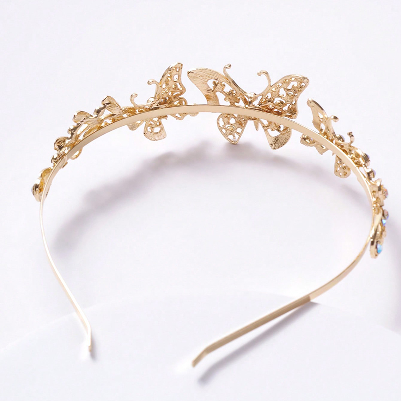Women's Lady Butterfly Alloy Hair Band display picture 2
