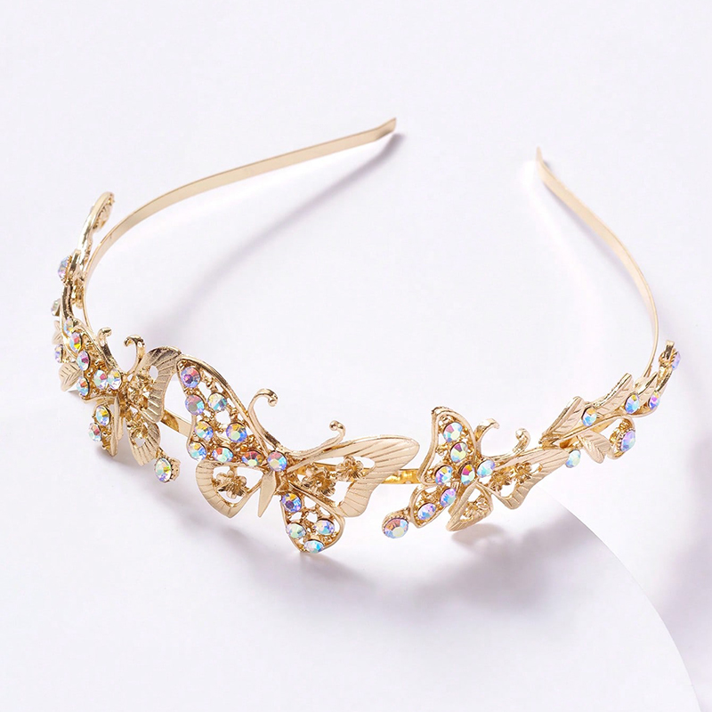 Women's Lady Butterfly Alloy Hair Band display picture 3