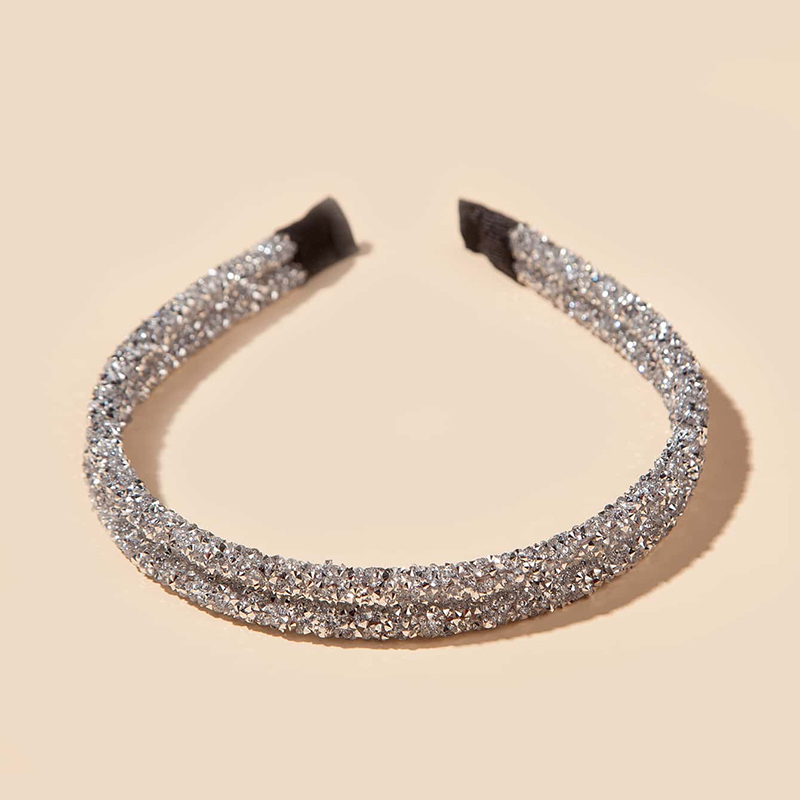 Women's Elegant Shiny Geometric Synthetic Resin Sequins Hair Band display picture 1