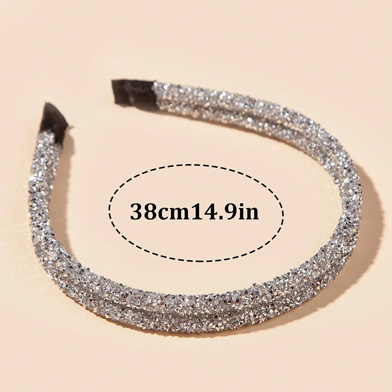 Women's Elegant Shiny Geometric Synthetic Resin Sequins Hair Band display picture 2