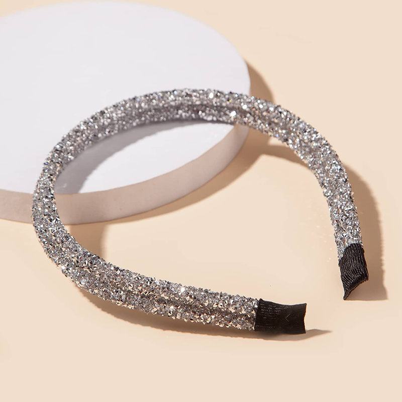Women's Elegant Shiny Geometric Synthetic Resin Sequins Hair Band display picture 5