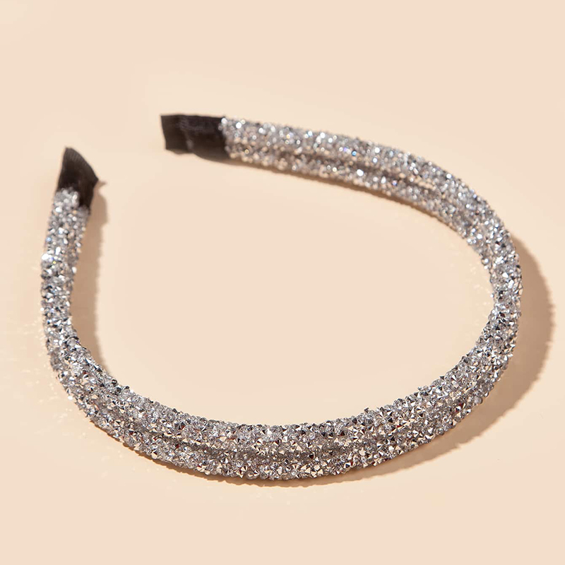 Women's Elegant Shiny Geometric Synthetic Resin Sequins Hair Band display picture 6