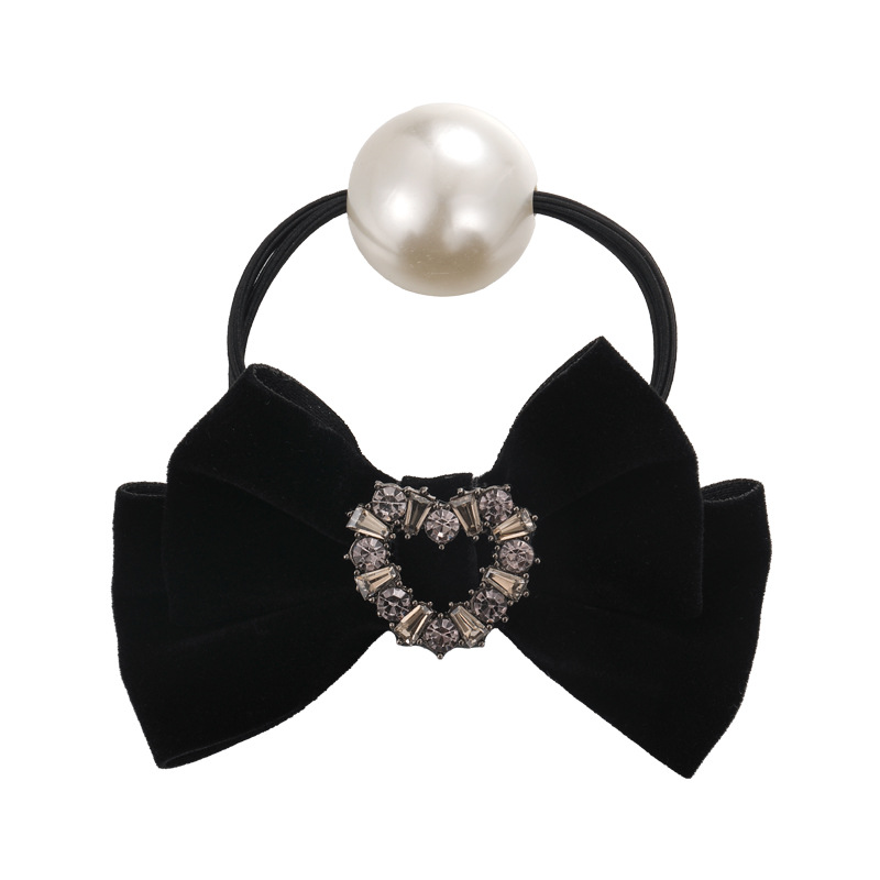 Women's Lady Shiny Bow Knot Cloth Hair Tie display picture 8