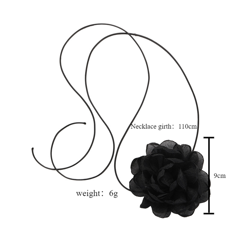 Modern Style Flower Gauze Women's Necklace display picture 1