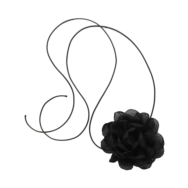 Modern Style Flower Gauze Women's Necklace display picture 11
