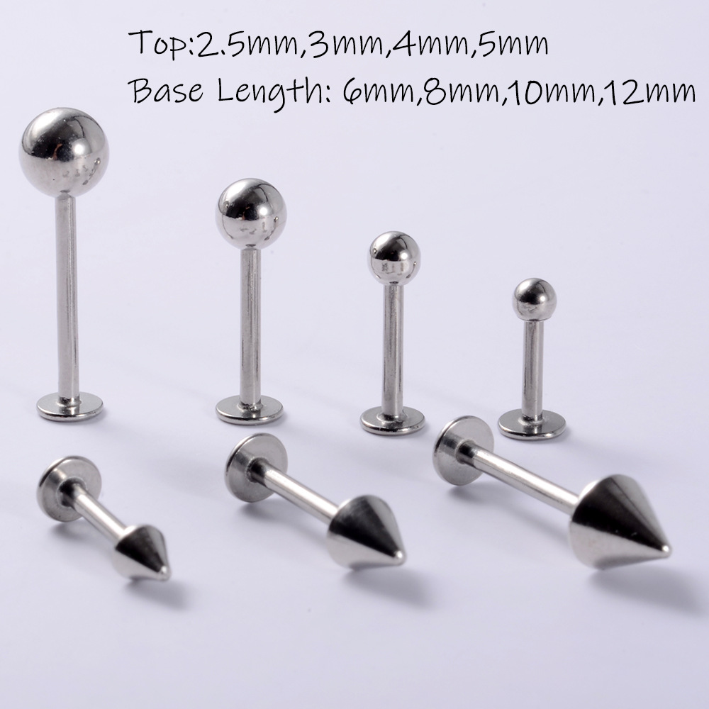Simple Style Classic Style Solid Color Stainless Steel Lip Stud In Bulk display picture 5