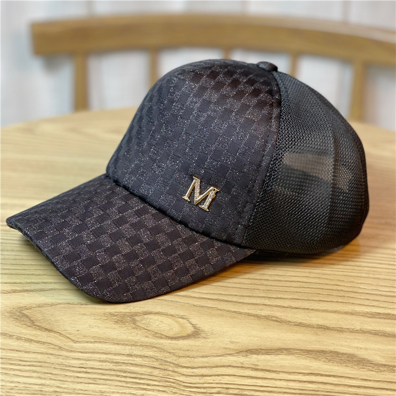 Unisex Casual Simple Style Letter Embroidery Metal Button Curved Eaves Short Brim Baseball Cap display picture 9