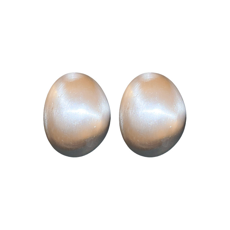 1 Pair Simple Style Solid Color Copper Ear Studs display picture 6