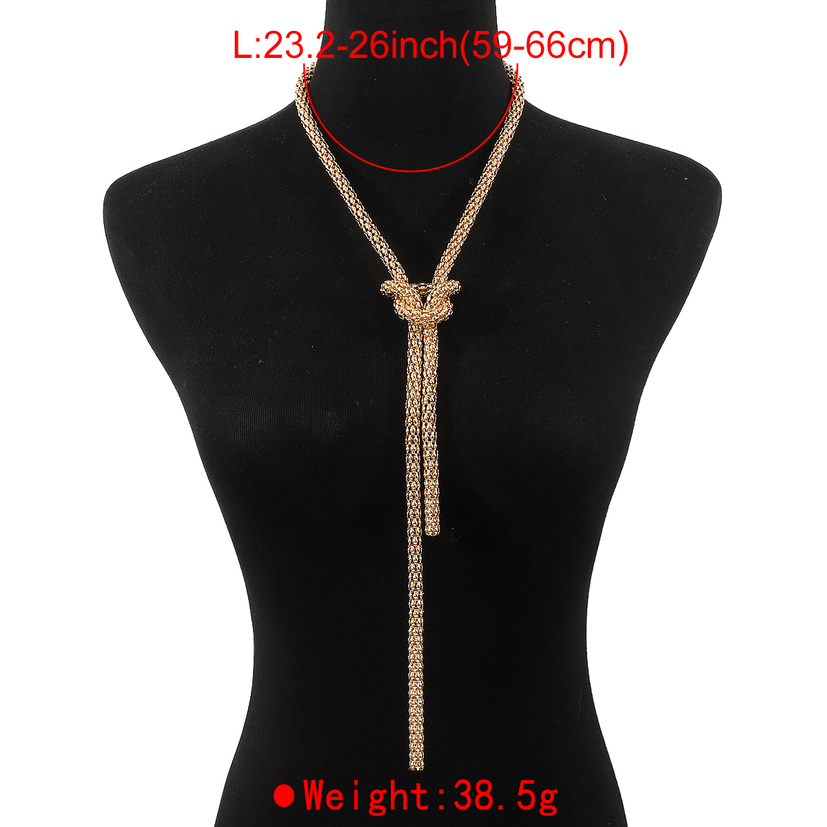 Casual Sexy Knot Alloy Unisex Necklace display picture 8