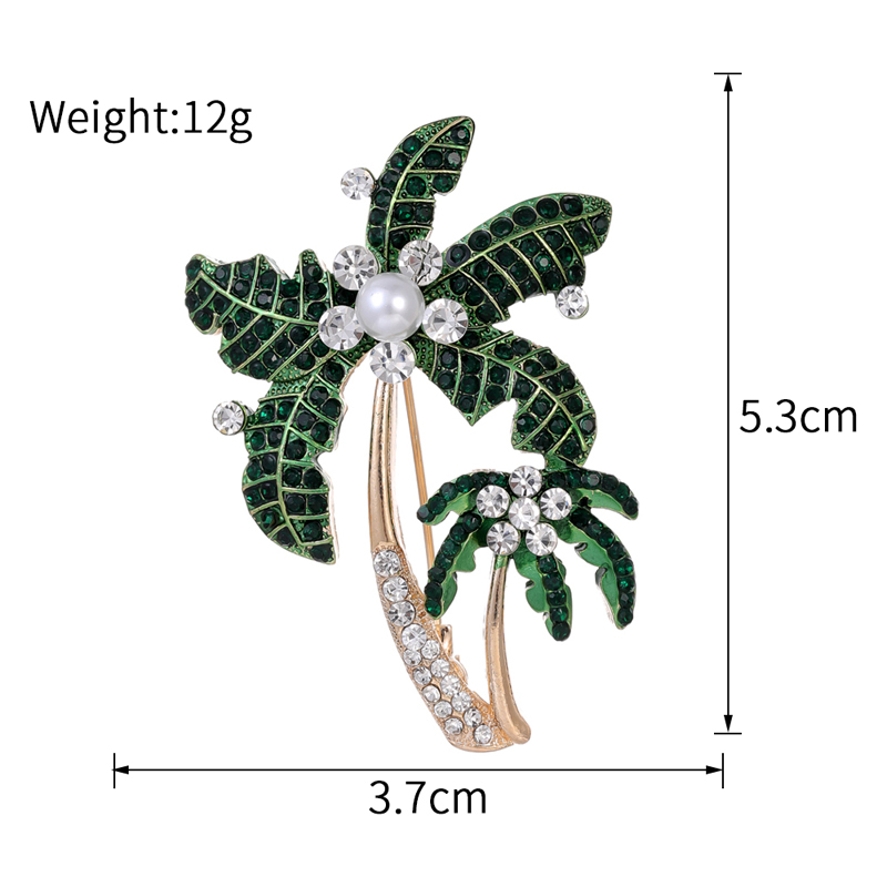 Lady Tree Fruit Heart Shape Alloy Inlay Rhinestones Women's Brooches display picture 8