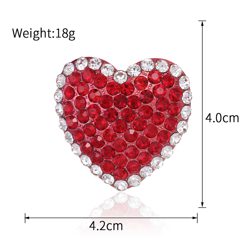 Lady Tree Fruit Heart Shape Alloy Inlay Rhinestones Women's Brooches display picture 13