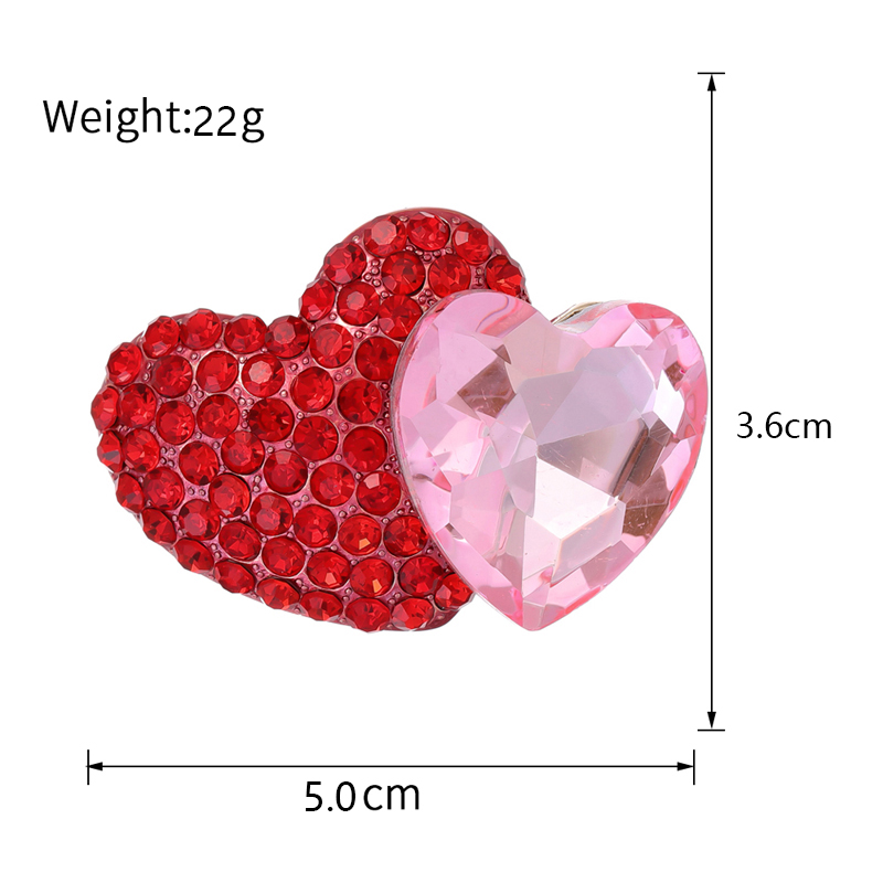 Lady Tree Fruit Heart Shape Alloy Inlay Rhinestones Women's Brooches display picture 18