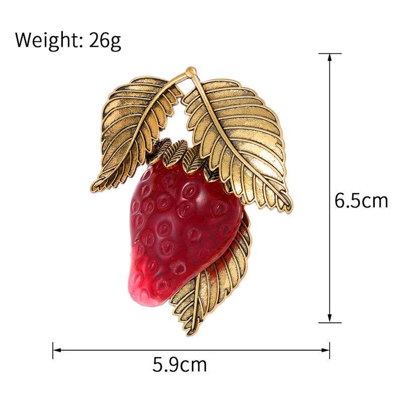Lady Tree Fruit Heart Shape Alloy Inlay Rhinestones Women's Brooches display picture 23