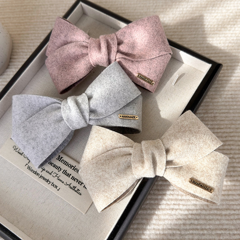 Women's Lady Bow Knot Cloth Hair Clip display picture 3