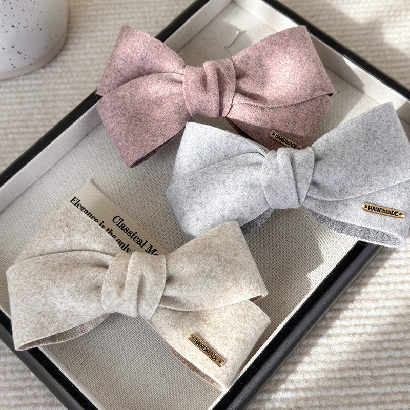 Women's Lady Bow Knot Cloth Hair Clip display picture 4