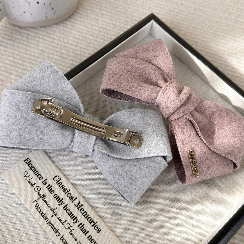 Women's Lady Bow Knot Cloth Hair Clip display picture 5