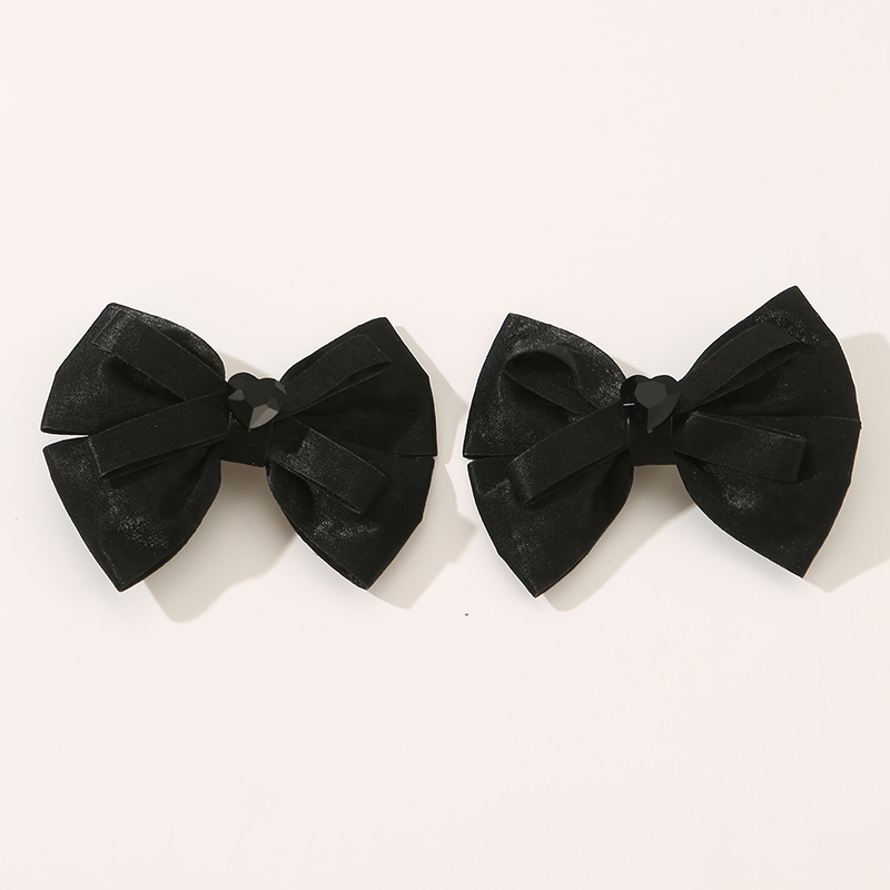 Women's Cute Sweet Bow Knot Alloy Organza Inlay Artificial Pearls Hair Clip display picture 11