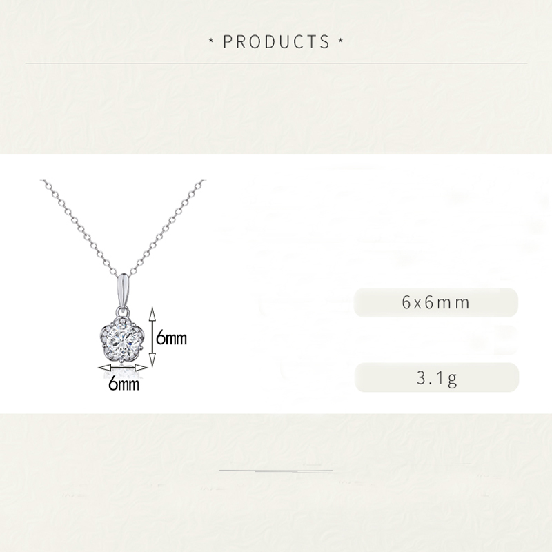 Shiny Flower Copper Alloy Plating Inlay Zircon Gold Plated Women's Pendant Necklace display picture 5