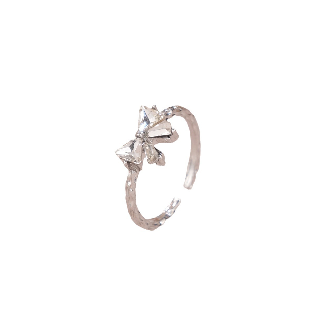 Simple Style Classic Style Bow Knot Zinc Alloy Inlay Zircon Women's Rings display picture 5
