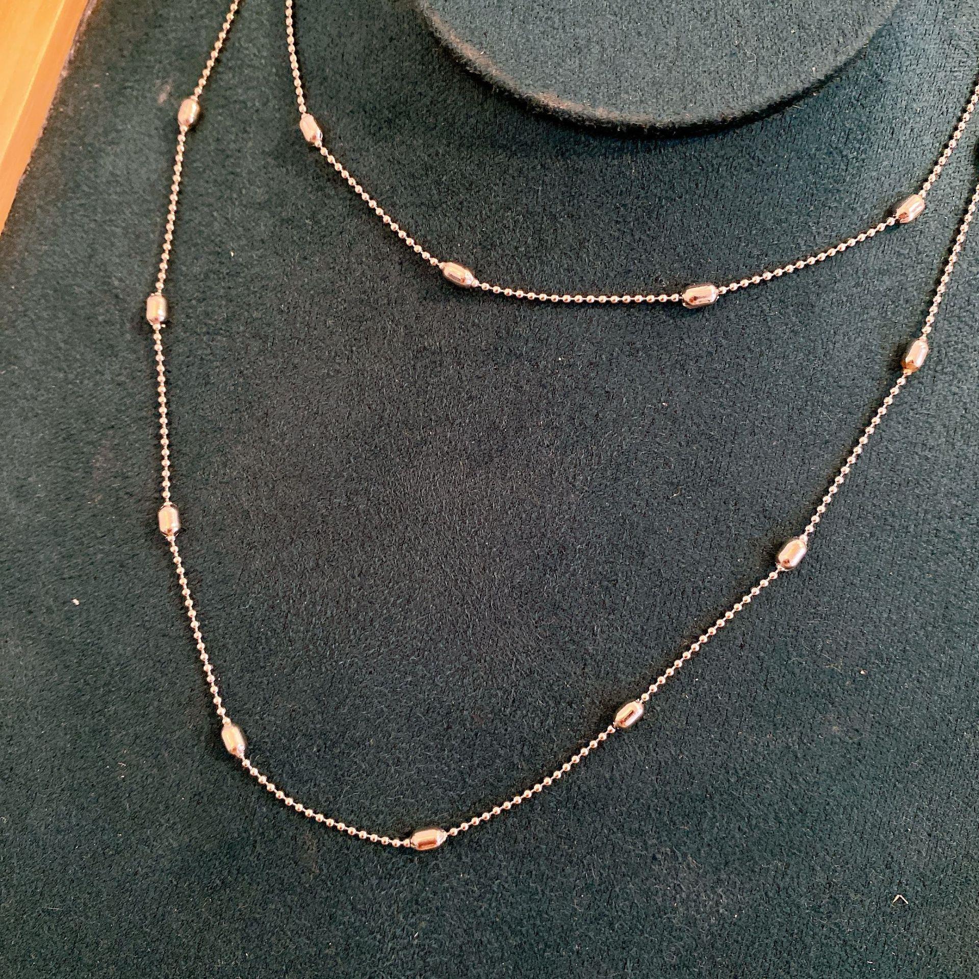 Einfacher Stil Geometrisch Legierung Überzug Frau Doppellagige Halsketten display picture 3