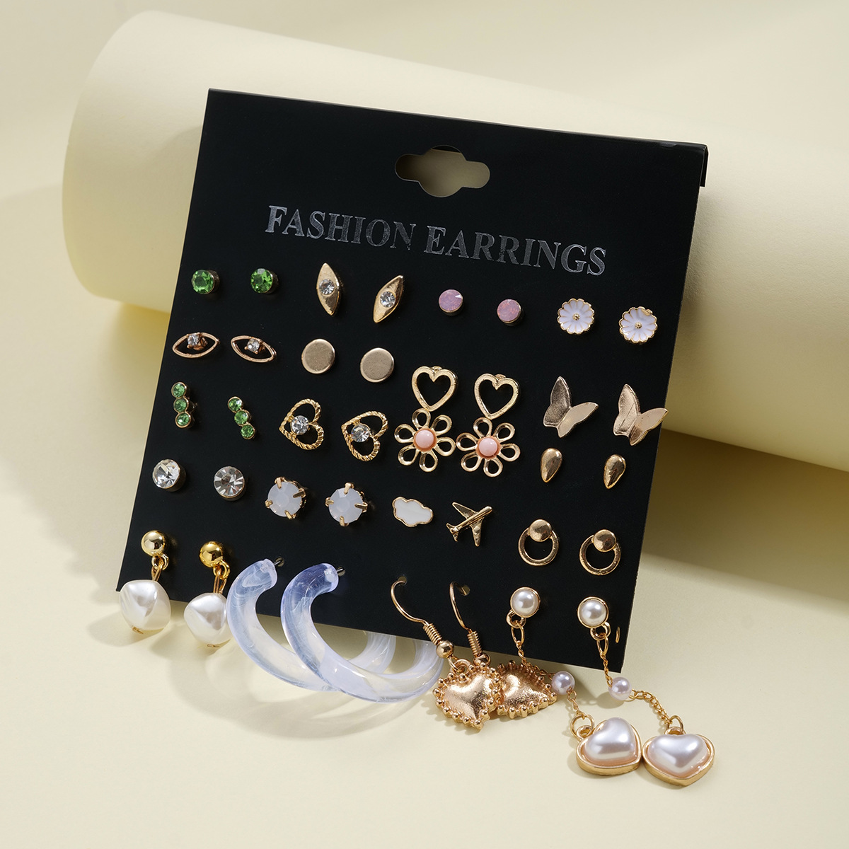 Wholesale Jewelry Simple Style Heart Shape Alloy Rhinestones Inlay Drop Earrings display picture 4
