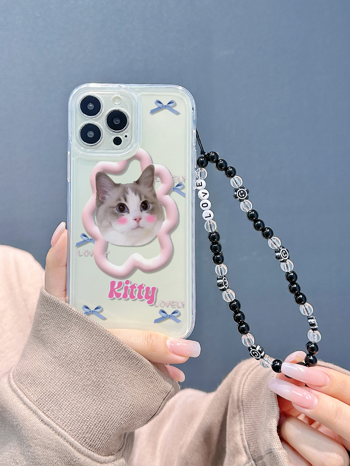 Artistic Streetwear Letter Cat Tpu   Phone Cases display picture 3