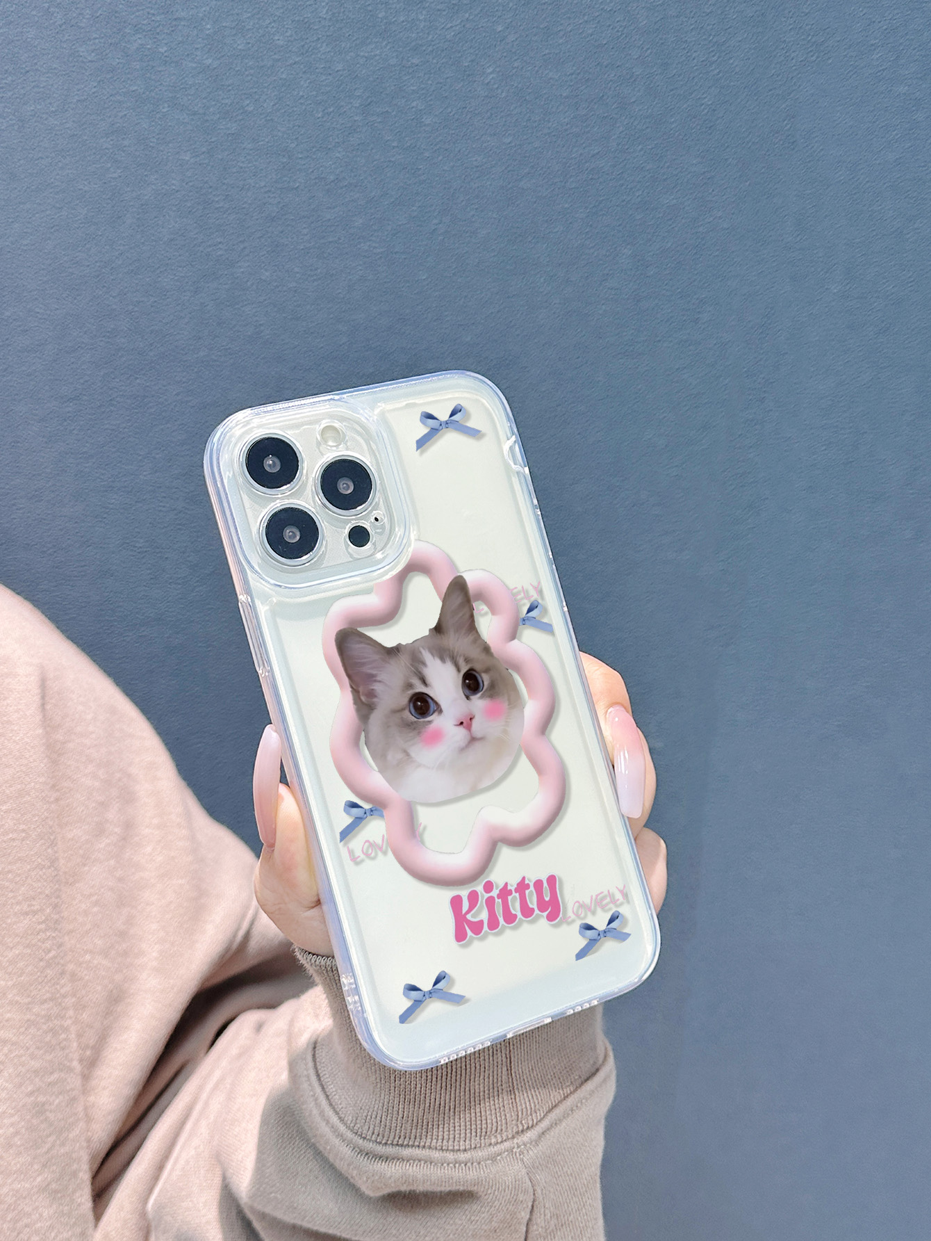 Artistic Streetwear Letter Cat Tpu   Phone Cases display picture 4
