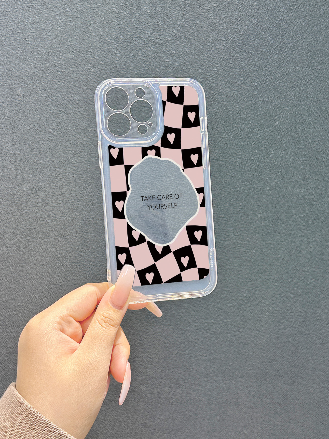 Artistic Streetwear Letter Heart Shape Tpu   Phone Cases display picture 5