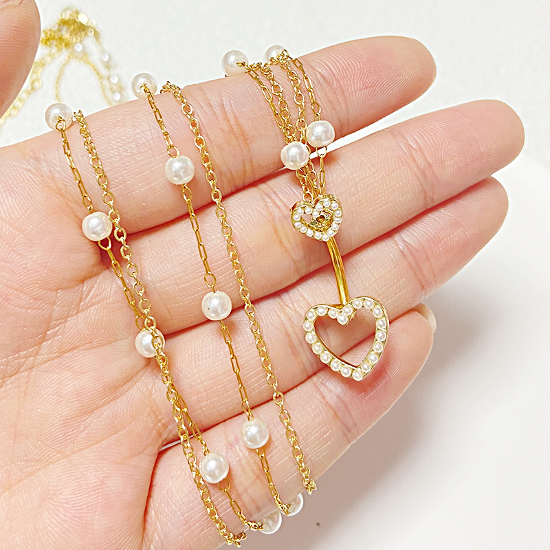 IG Style Simple Style Heart Shape Butterfly 316 Stainless Steel  Alloy Copper Plating Butterfly Inlay Rhinestones Zircon White Gold Plated Gold Plated Women's Waist Chain display picture 47