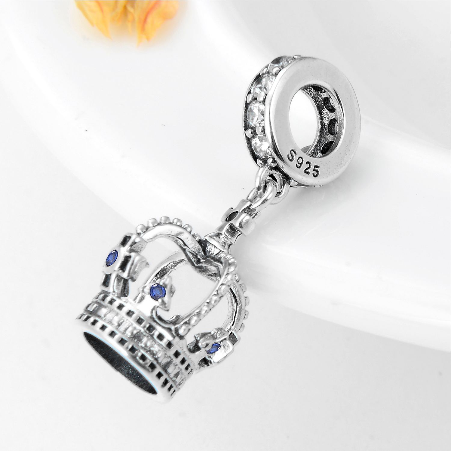 Original Design Simple Style Coke Heart Shape Crown Sterling Silver Inlay Zircon Jewelry Accessories display picture 50