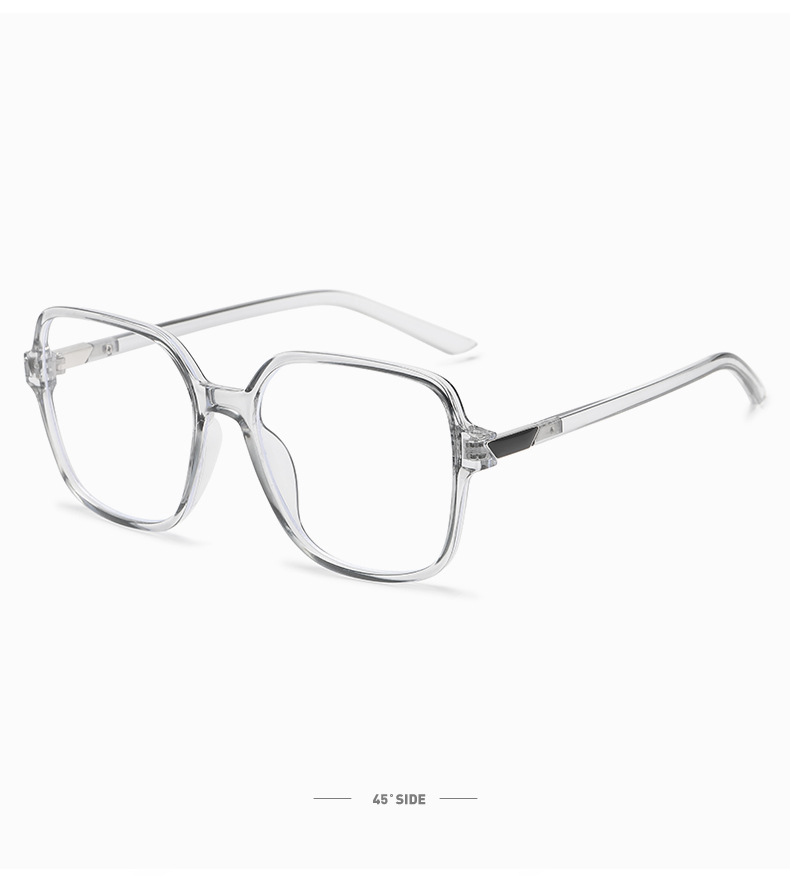 Elegant Basic Solid Color Ac Square Full Frame Optical Glasses display picture 3