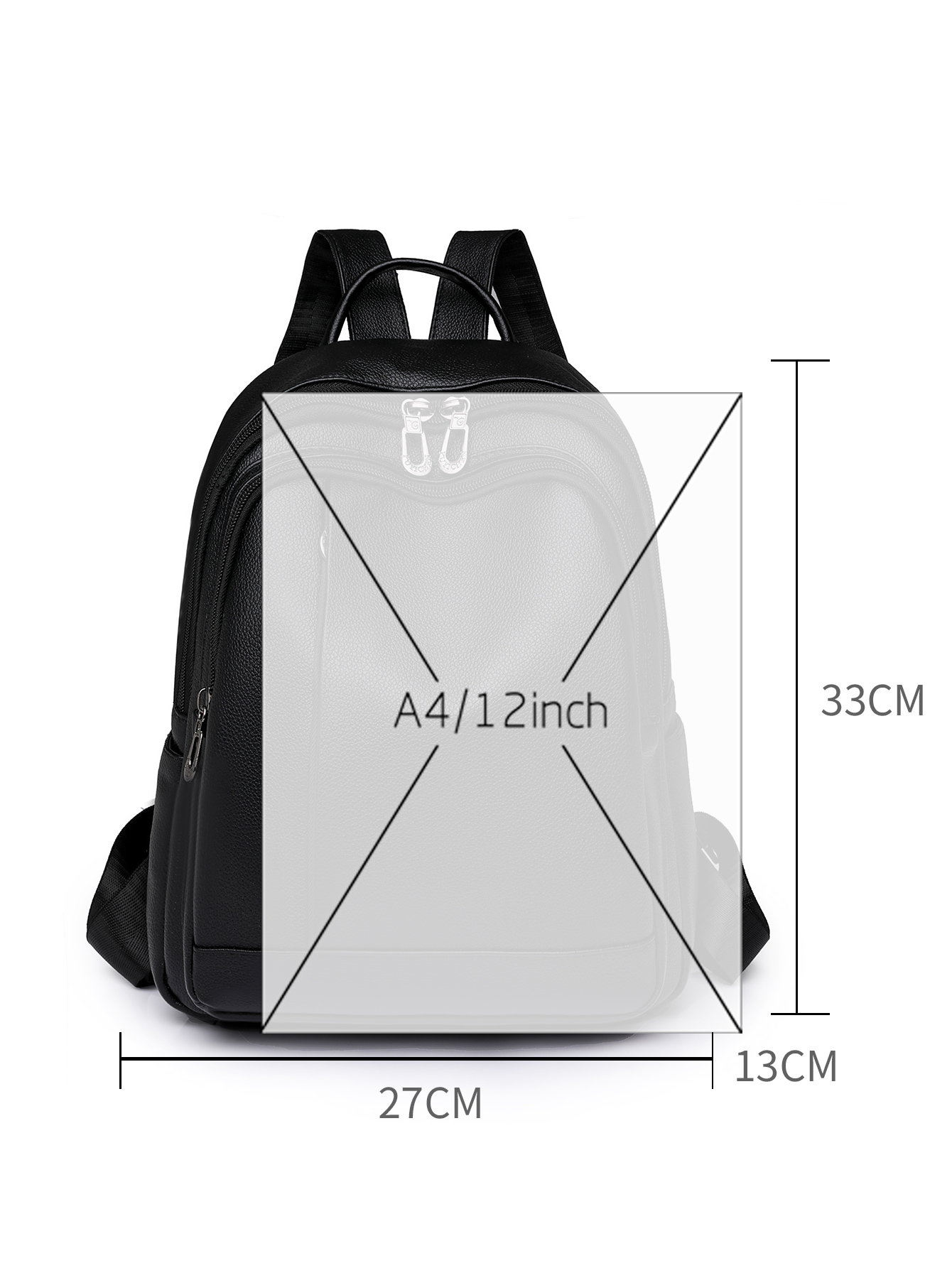 Einheitsgröße Einfarbig Täglich Rucksack Für Damen display picture 1