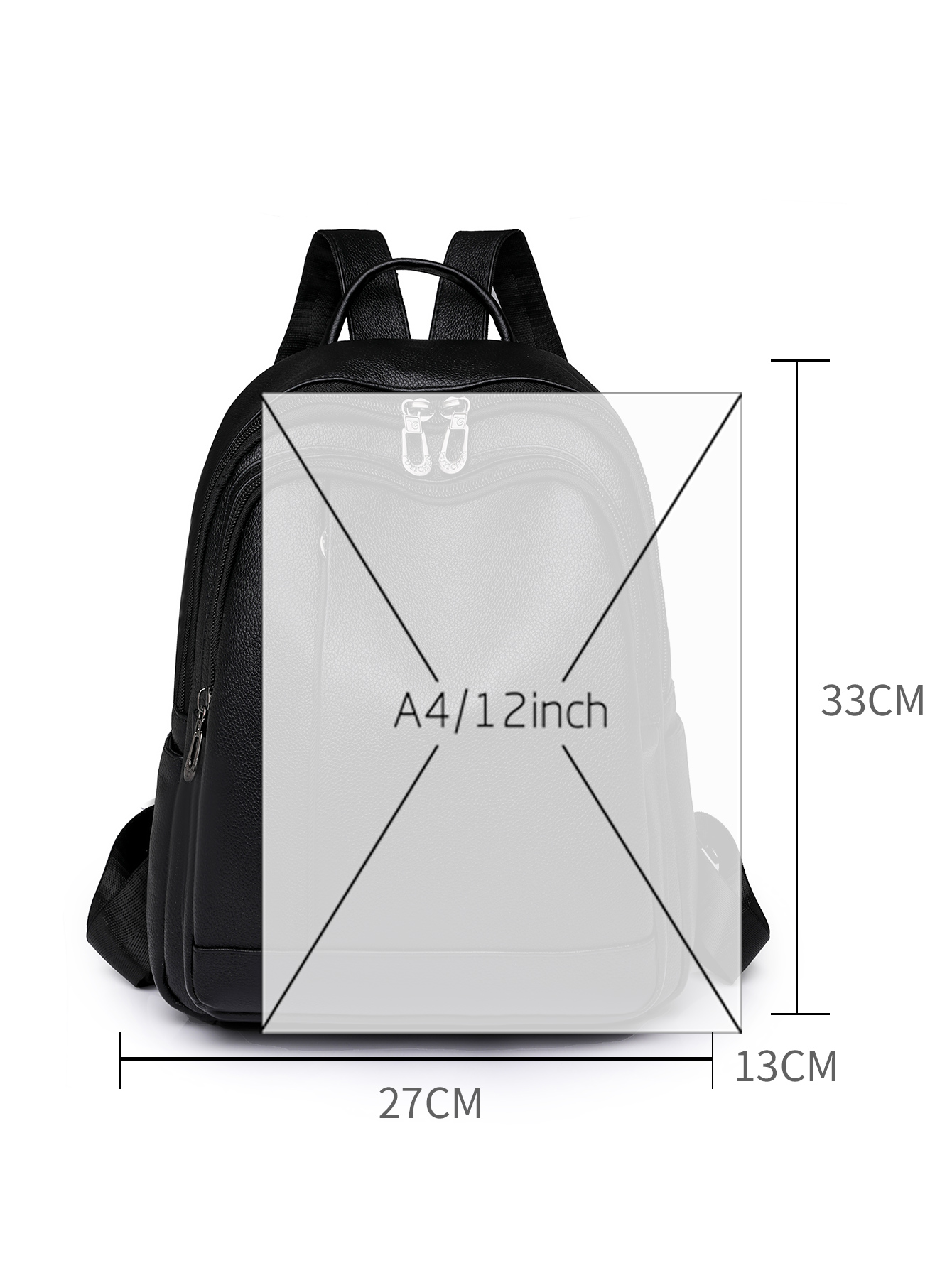 One Size Solid Color Daily Women's Backpack display picture 1