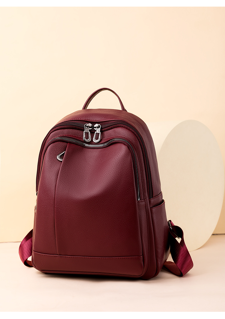 One Size Solid Color Daily Women's Backpack display picture 4