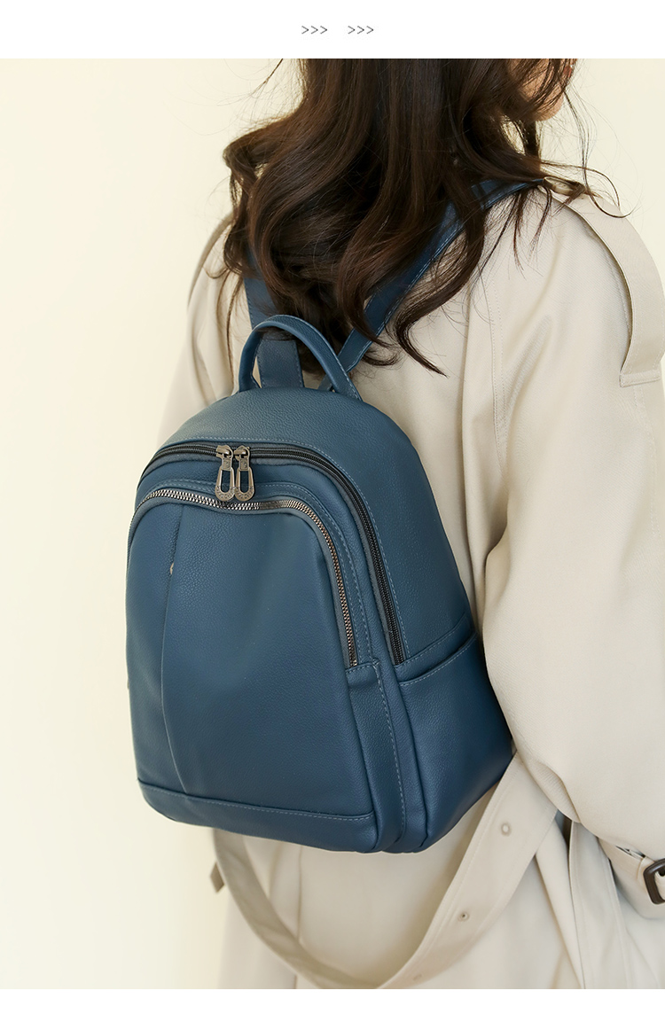 One Size Solid Color Daily Women's Backpack display picture 2